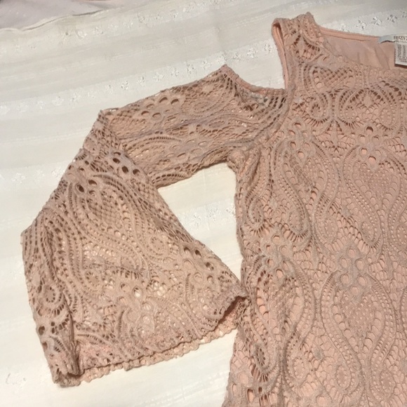 Ladies Forever 21 Pink Lace Dress - Picture 3 of 12